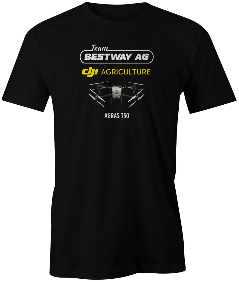 Team Bestway Ag DJI Agras T50 Tee | Black