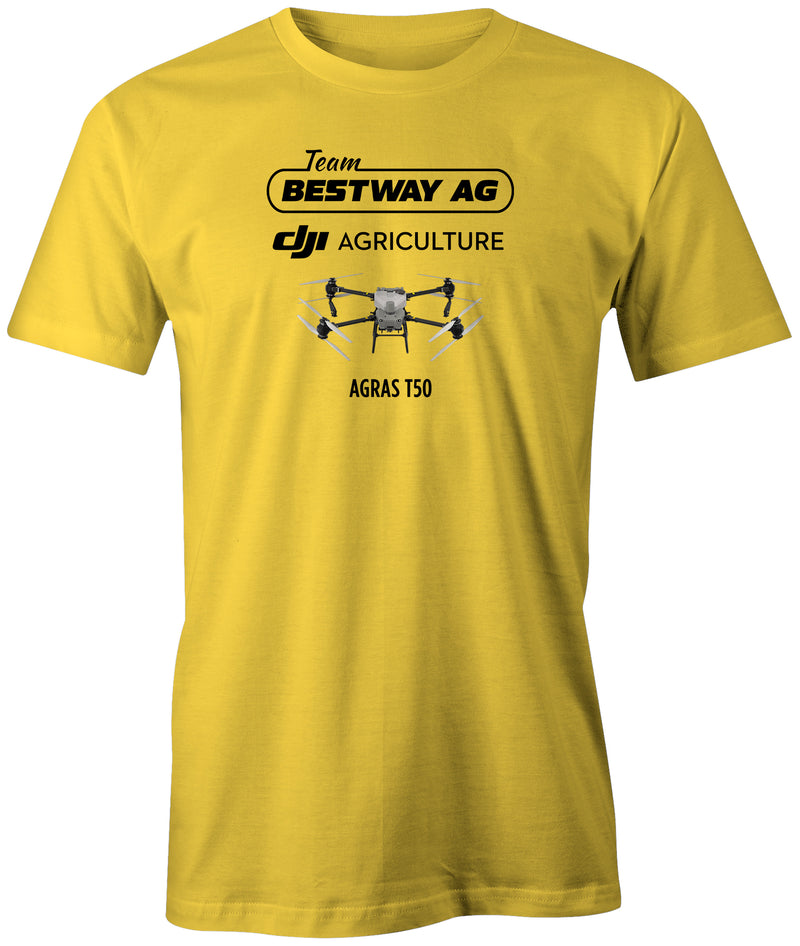 Team Bestway Ag DJI Agras T50 Tee | Gold